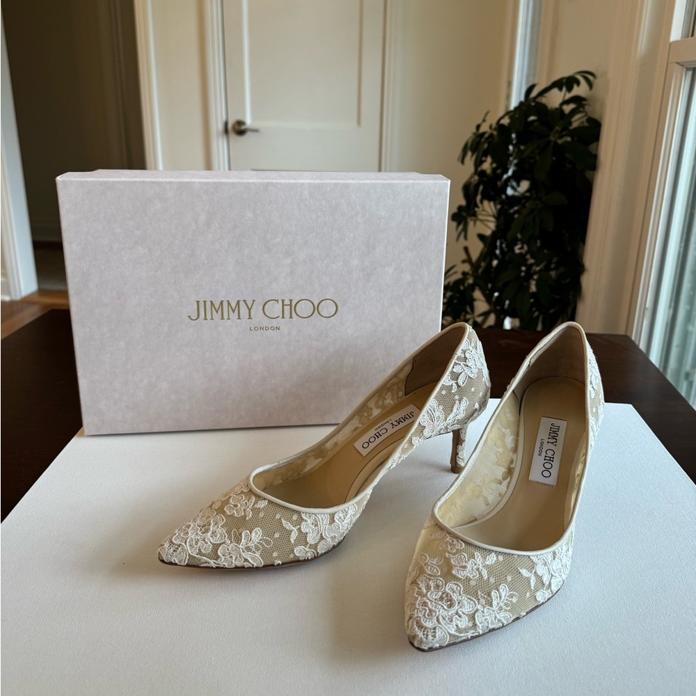 Authentic Jimmy Choo Romy Pumps - Picture 3 of 8